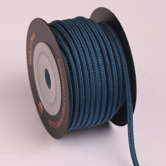 3mm Soft Round Cord for DIY Handmade Braiding, Chinese Knot Making, Bracelet & Necklace Craft Cord, Multi-Color