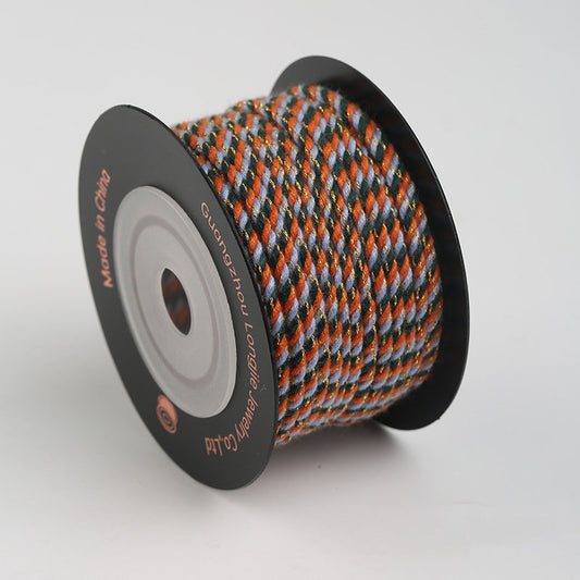 2.2mm Starry Hand-Twisted Cotton Cord for DIY Bracelet & Handwoven Jewelry, Multi-Color Craft String, Wholesale Options