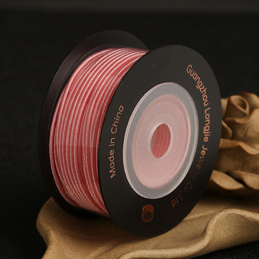 1.2mm Type Wrapping Thread for DIY Beading, Chinese Knot Handwoven Bracelets, Pineapple & Pan-Knot Shaping Cord, Multi-Color Options