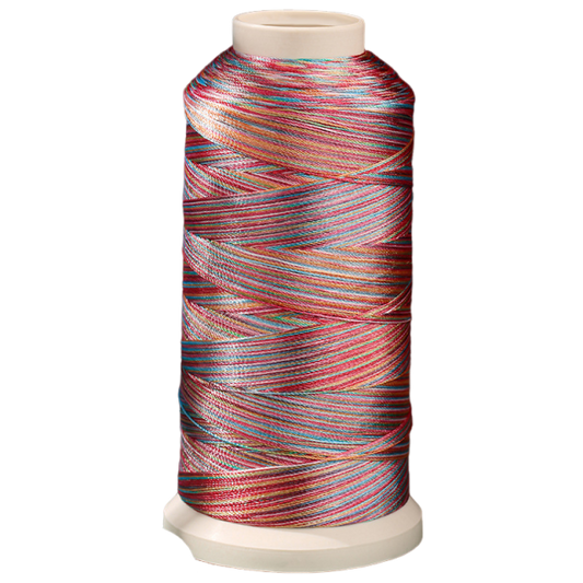 0.3mm Colorful 3-Strand Pineapple Thread for Tassel Making, Rainbow Gradient Craft Cord, DIY Bracelet Weaving String, Decorative Wrapping Thread, Colors