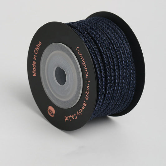 3.0mm Braided Cord for Handmade DIY Bracelets, Ethnic Style Accessories, Multi-Color, Wholesale