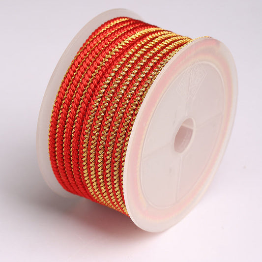 4.0mm Fish Scale Cord for DIY Jewelry Making, Handwoven Accessories, Durable Multi-Color Craft Cord, Large Spool