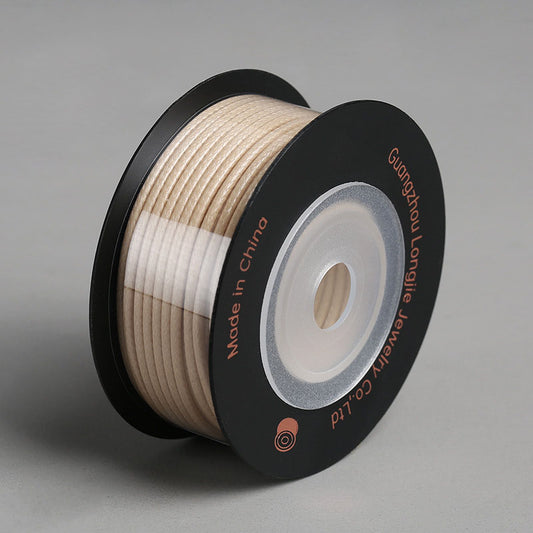 1.5mm Korean Wax Cord for Bracelet & Necklace Making, Chinese Knot Braiding Cord, Jewelry Craft String, Fade-Resistant DIY Weaving Cord, Colors