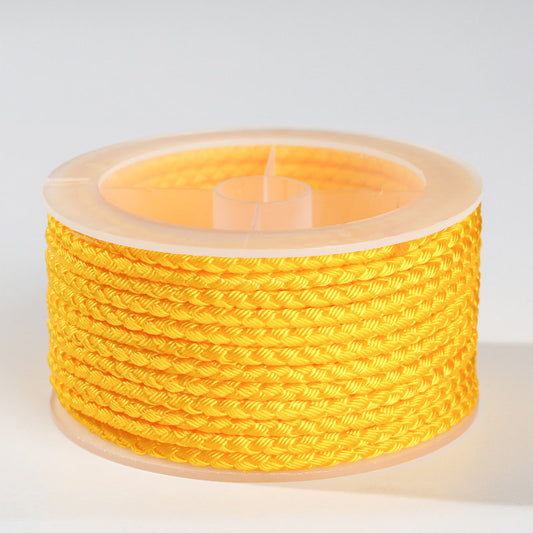 4mm Dragon Scale Cord for Necklace & Bracelet Making, Chinese Knot Braiding Cord, DIY Handwoven Craft String, Multi-Color, Wholesale