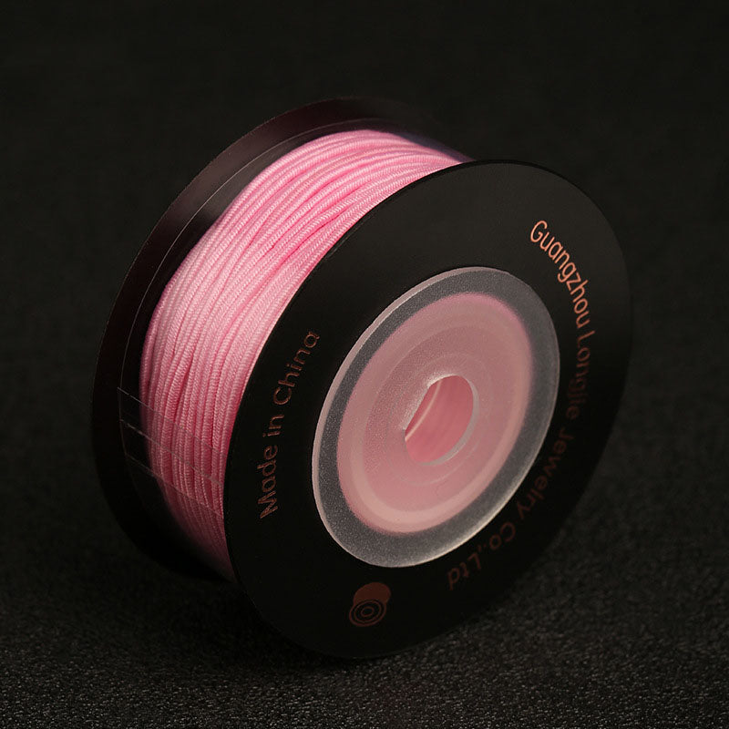 1mm Premium Core-Spun Elastic Cord for DIY Jewelry, Handcrafted Beading String, Stretchable Bracelet & Prayer Bead Cord, Wholesale