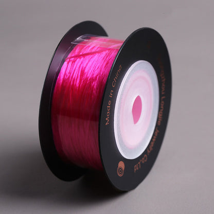 0.5mm Crystal Elastic Cord for Beading, Buddhist Bead Bracelet String, DIY Jewelry Stretch Thread, Multi-Colo