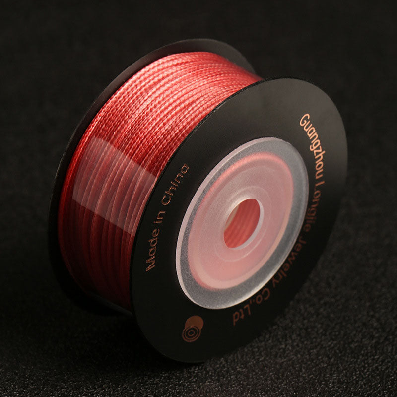 1mmWholesale Korean Wax Cord 1mm for Jewelry, Chinese Knot, Nylon Braided Trendy Accessories, Chinese Style Craft