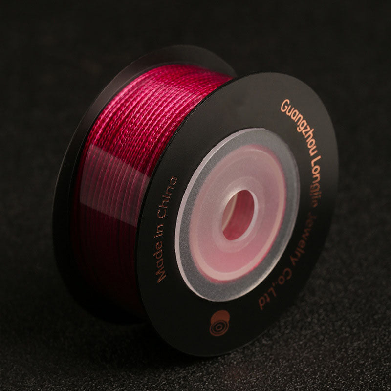 1mmWholesale Korean Wax Cord 1mm for Jewelry, Chinese Knot, Nylon Braided Trendy Accessories, Chinese Style Craft