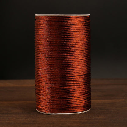 3mm Chinese Knot Cord for DIY Handcraft, Korean Silk Braiding String, 500g Large Spool, Bright Glossy Nylon for Bracelets & Home Decoration