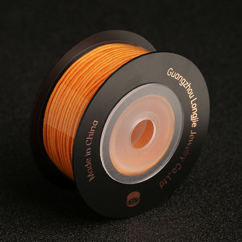 1mm Premium Core-Spun Elastic Cord for DIY Jewelry, Handcrafted Beading String, Stretchable Bracelet & Prayer Bead Cord, Wholesale