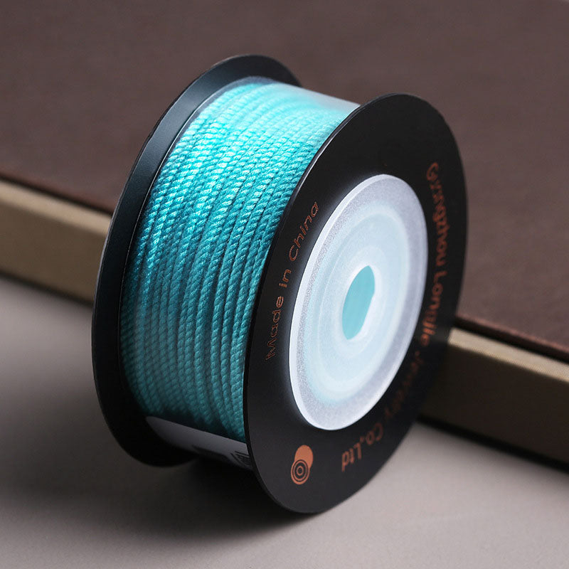1.2mm Cotton Blend Chinese Knot Cord, DIY Jewelry Braiding Rope, Handmade Craft String,Colors Dunhuang Series
