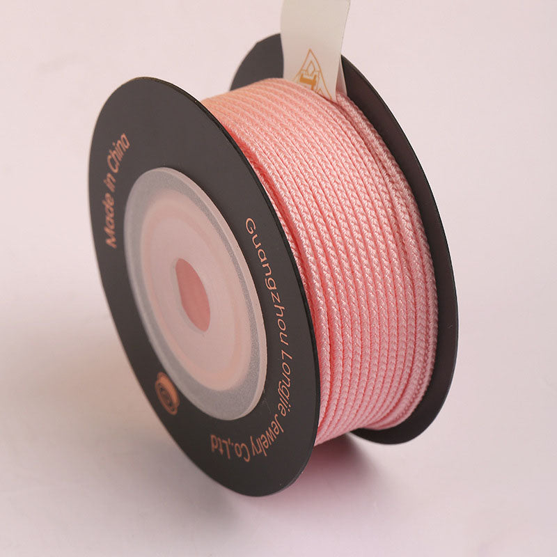 1.5mm individually packed Soft Eight-Strand Cord is made from high-quality polyester, offering excellent durability, flexibility, and long-lasting performance.  making it perfect for bracelet making, jewelry crafting, and various DIY handmade projects.