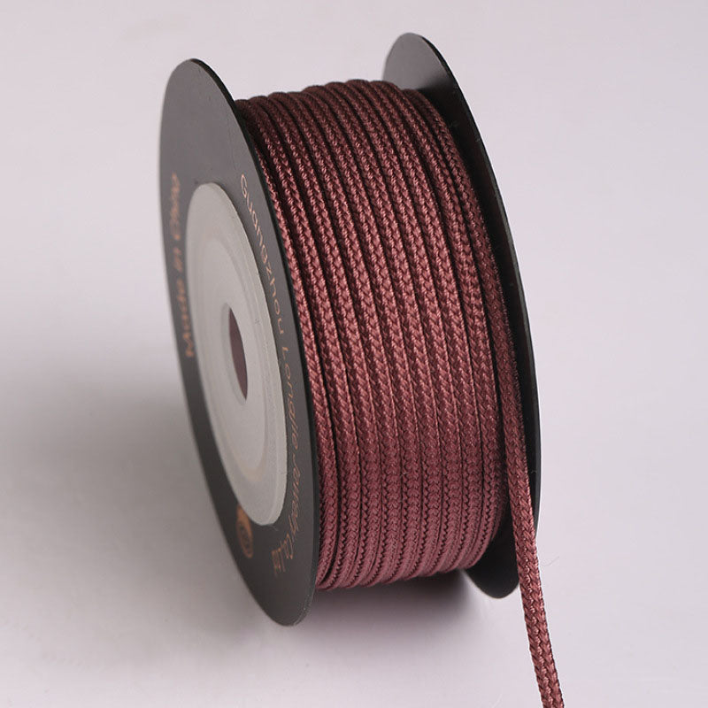 2mm Soft Round Cord for DIY Handmade Chinese Knots, Bracelet & Necklace Making, Craft Materials, Wholesale