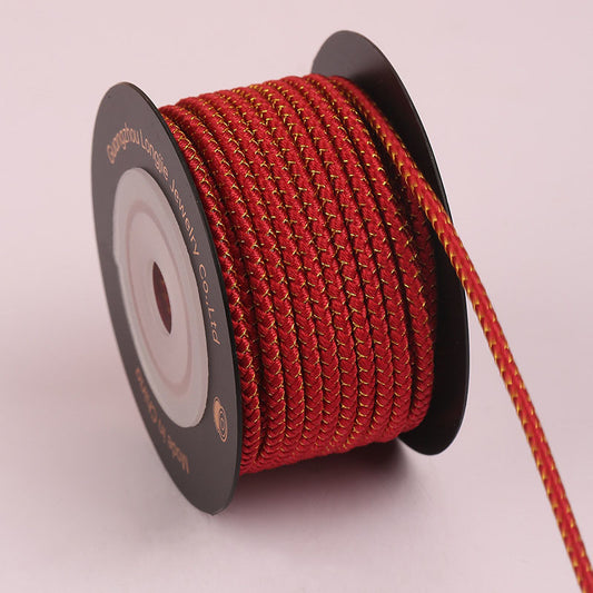 2.5mm Mini Dragon Scale Braided Cord for DIY Jewelry Crafting, Extra-Rigid Weaving Rope, Handmade Accessories String, Multi-Color Wholesale