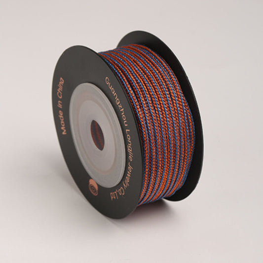 2.0mm Yun Luo Braided Cord for Handmade Jewelry Projects, DIY Bracelet & Necklace Weaving String, Multi-Color Craft Rope