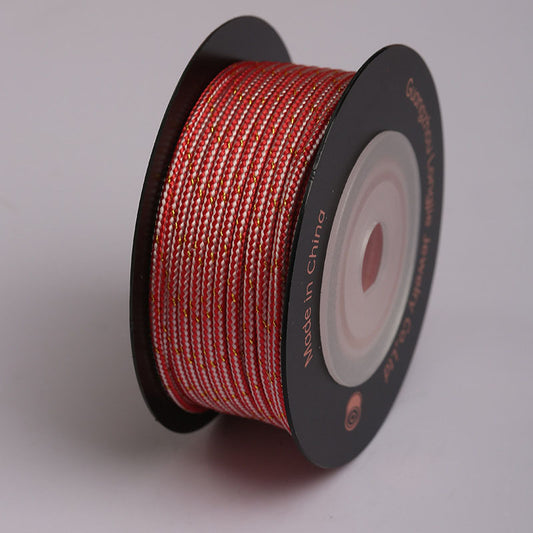 1.8mm Starry C Braided Cord for Handmade Jewelry Projects, DIY Bracelet & Necklace Weaving Rope, Beading String, Decorative Craft Thread, Multi-Color Options