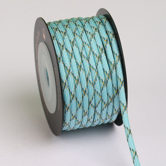 3.0mm Galaxy Paracord Braided Rope for DIY Jewelry & Bracelet Crafting, Outdoor Handmade Cord, Abrasion-Resistant Weaving String, Multi-Color