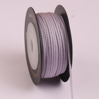 1.5mm Square Dragon Beard Braided Cord for DIY Jewelry Making, Bodhi Bead Bracelet & Necklace Weaving Rope, Smooth Polyester Craft String