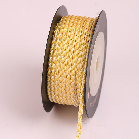 2.0mm Gradient Mini Dragon Scale Cord for DIY Jewelry Making, Soft Braided Rope for Bracelet Weaving, Fade-Resistant Craft String, Multi-Color