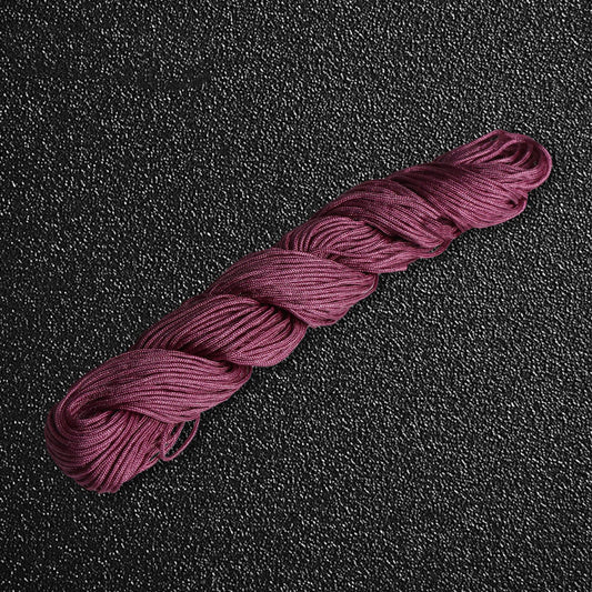 1mm Nylon Craft Thread for Handmade Jewelry, Decorative Knotting Cord, Bracelet & Pendant DIY String, Assorted Colors