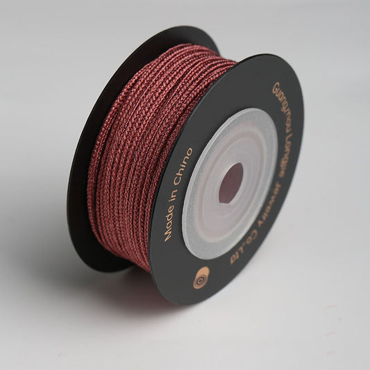 1.5mm Eight-Strand Braiding Cord for Handmade Jewelry Projects, DIY Bracelet Weaving String, Red Thread Style Craft Rope, Multi-Color Options