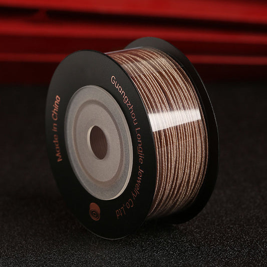 0.6mm Fine Jewelry Cord for DIY Craft Projects, Chinese Knot & Pineapple Knot Weaving, Button Making String, Multi-Color Wire