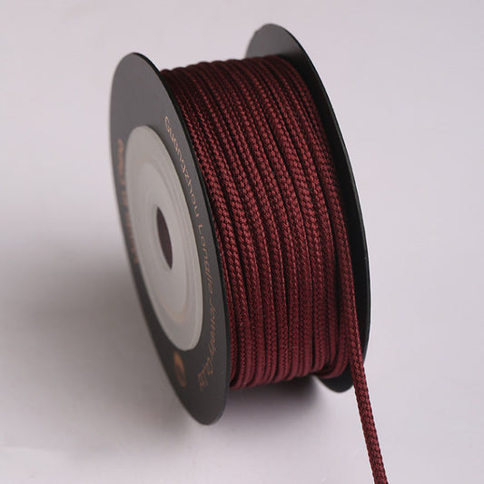2mm Round Braiding Rope for Jewelry Crafting, Soft Decorative String for Necklaces, Bracelets & Traditional Knot Art