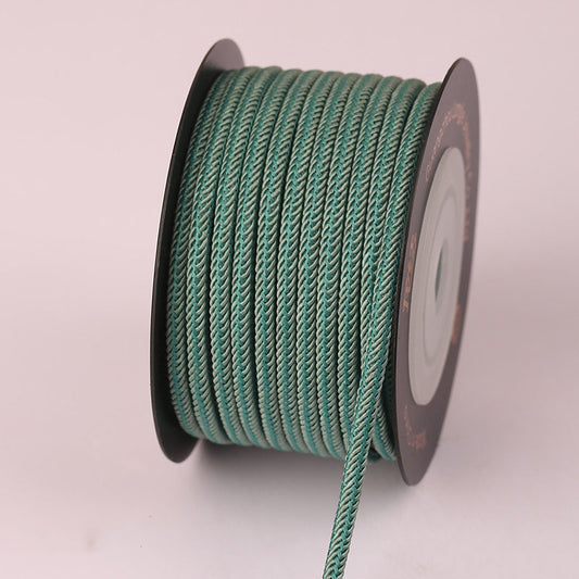 3mm Square Core-Wrapped Cord for Handmade Jewelry, DIY Bracelet Weaving Rope, Handwoven Craft String, Multi-Color Accessory Material