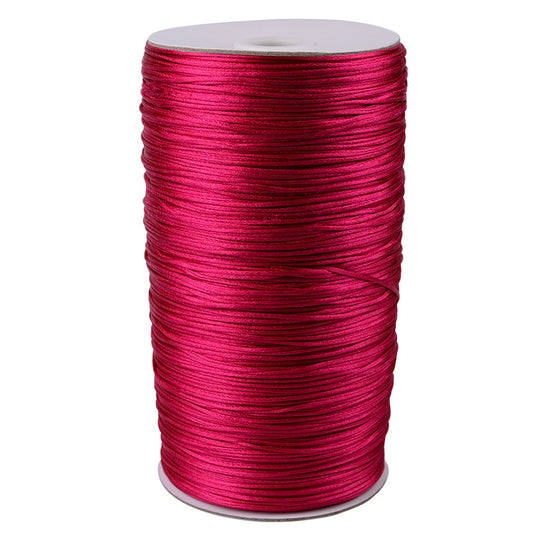 2.5mm Nylon Chinese Knot Cord – Korean Silk Style Braided Craft String for Jewelry Making, DIY Bracelet Necklace Weaving & Handmade Accessories