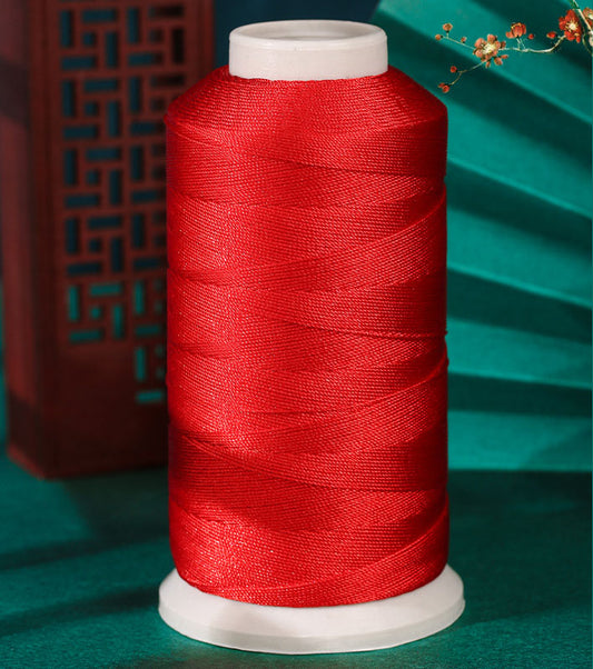 0.4mm 6-Ply Nylon Craft Thread for Tassel Making, Fine Braiding Cord for Jewelry and Decorative Knot Work, Multi-Color