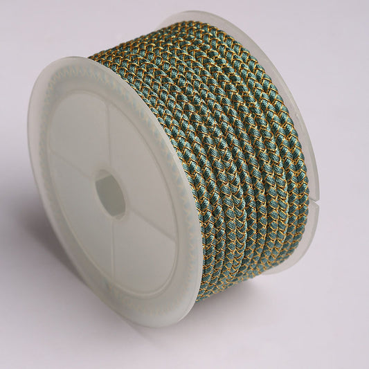 **4.0mm Dragon Scale Braided Cord for Chinese Knot Crafts, Decorative Jewelry Weaving Rope, Handmade Pendant String, Multi-Color**