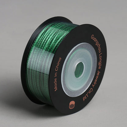 1.5mm Korean-Style Coated Weaving Thread for Handmade Jewelry, Bracelet Knotting & Traditional Craft Work, Multi-Color