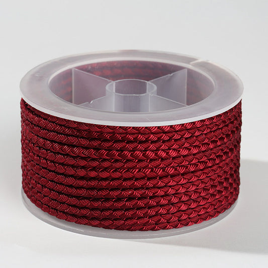 4mm Dragon Scale Braided Cord for DIY Jewelry Crafting, Necklace & Bracelet Weaving Rope, Chinese Knot String, Multi-Color Wholesale Craft Material