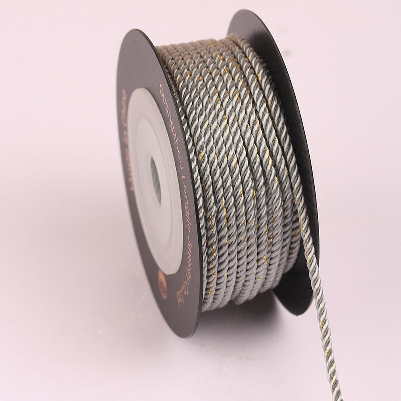 2.0mm Twisted Braiding Cord for DIY Jewelry Projects, Handmade Bracelet & Necklace String, Chinese Knot Weaving Rope, Fade-Resistant Craft Material