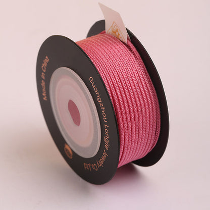 1.5mm Soft 8-Strand Polyester Craft Cord, Individually Packed Braiding Rope for Handmade Bracelets, Jewelry Making & DIY Projects