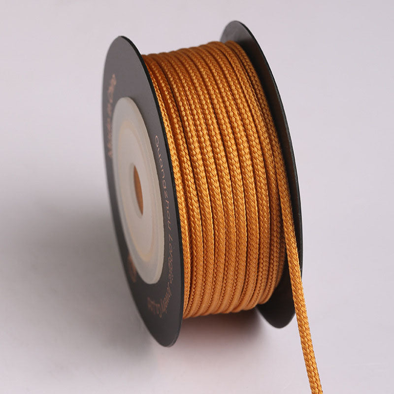 2mm Round Braiding Rope for Jewelry Crafting, Soft Decorative String for Necklaces, Bracelets & Traditional Knot Art