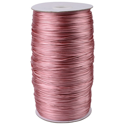 1.5mm Chinese Knot Nylon Cord for DIY Braiding, Korean Silk Craft String, Jewelry Making Cord, Fade-Resistant Weaving Rope, 500m Bulk Roll