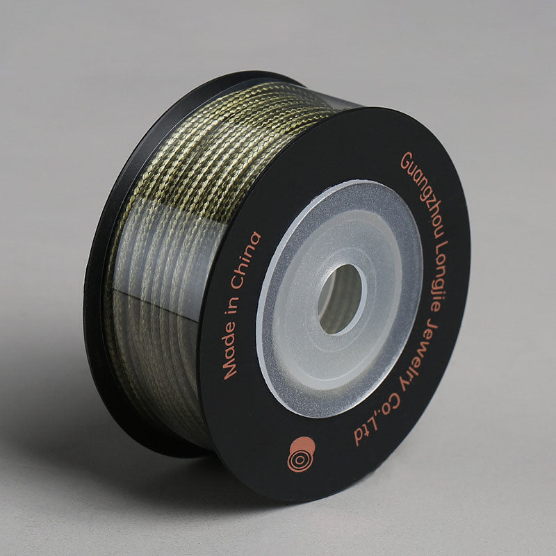1.5mm Korean-Style Coated Weaving Thread for Handmade Jewelry, Bracelet Knotting & Traditional Craft Work, Multi-Color