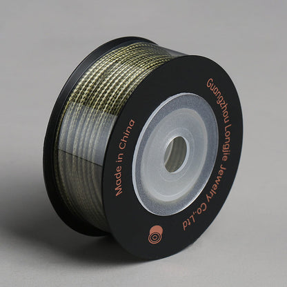1.5mm Korean-Style Coated Weaving Thread for Handmade Jewelry, Bracelet Knotting & Traditional Craft Work, Multi-Color