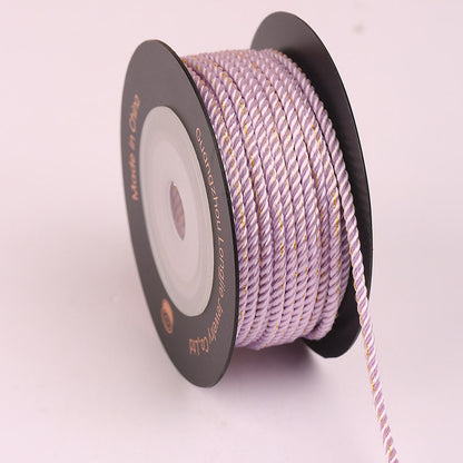 2.0mm Twisted Braiding Cord for DIY Jewelry Projects, Handmade Bracelet & Necklace String, Chinese Knot Weaving Rope, Fade-Resistant Craft Material