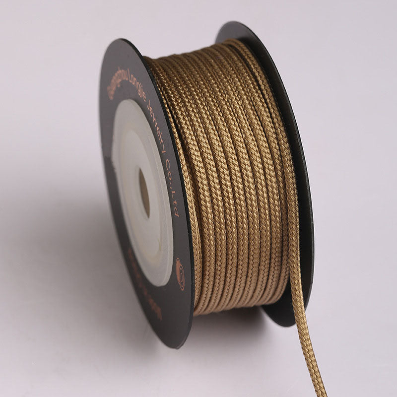 2mm Round Braiding Rope for Jewelry Crafting, Soft Decorative String for Necklaces, Bracelets & Traditional Knot Art