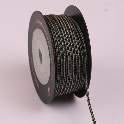 1.5mm Square Dragon Beard Braided Cord for DIY Jewelry Making, Bodhi Bead Bracelet & Necklace Weaving Rope, Smooth Polyester Craft String
