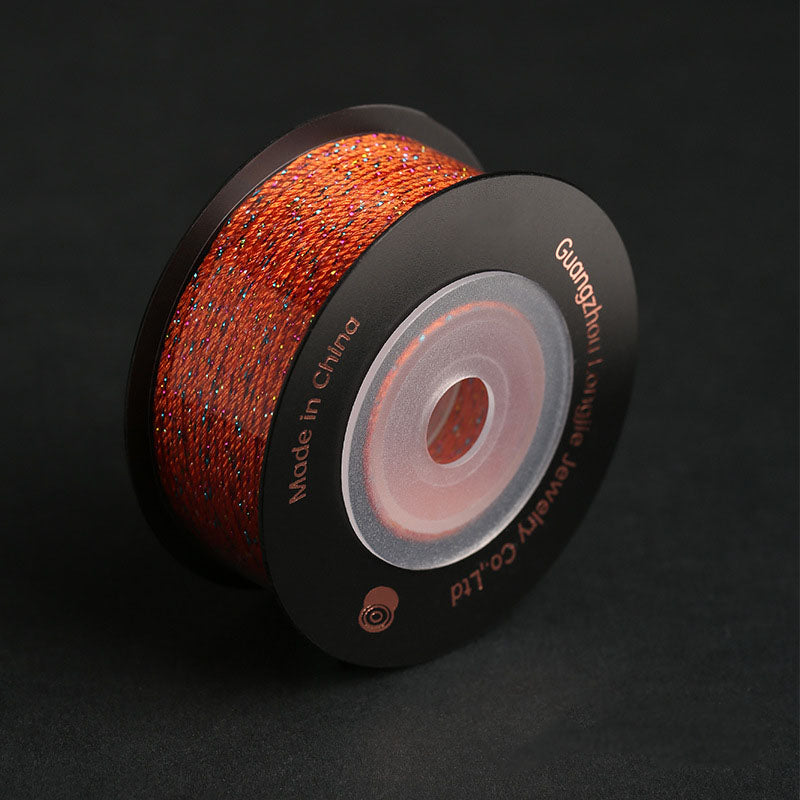 0.7mm Starry Sky Nylon Thread for Beading, Friendship Bracelets and Handmade Crafts