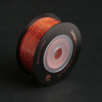 0.7mm Starry Sky Nylon Thread for Beading, Friendship Bracelets and Handmade Crafts
