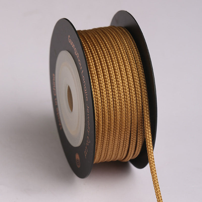 2mm Round Braiding Rope for Jewelry Crafting, Soft Decorative String for Necklaces, Bracelets & Traditional Knot Art