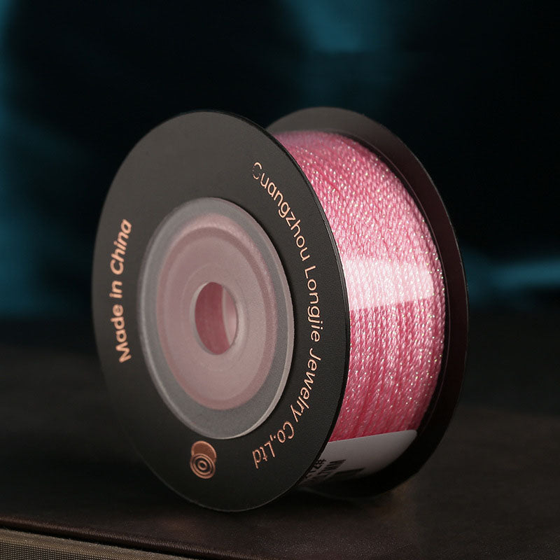 0.7mm Iridescent 18-Strand Braided Cord for Jewelry Making, Gradient Weaving Thread, DIY Bracelet & Decorative Craft Rope