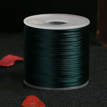 1.5mm Nylon Silk-Style Braiding Cord for Handmade Jewelry & Knot Art