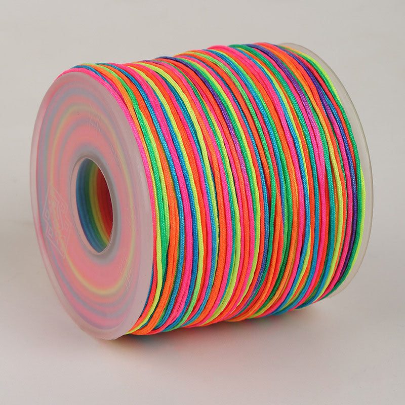 0.7mm Multicolor Nylon Braiding Thread for Jewelry & Handmade Beadwork