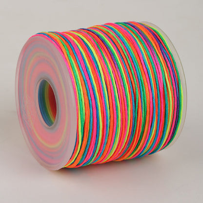 0.7mm Multicolor Nylon Braiding Thread for Jewelry & Handmade Beadwork