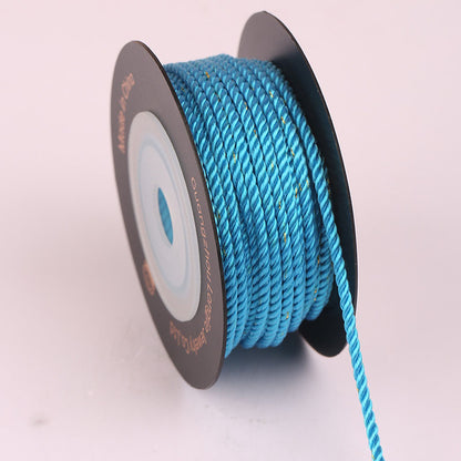 2.0mm Twisted Braiding Cord for DIY Jewelry Projects, Handmade Bracelet & Necklace String, Chinese Knot Weaving Rope, Fade-Resistant Craft Material